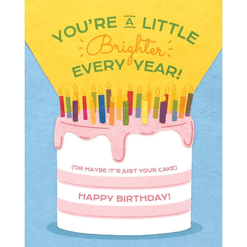 Brighter Every Year Birthday Greeting Card