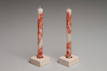 Load image into Gallery viewer, White Washed Taper Candle Holder
