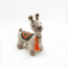 Load image into Gallery viewer, Crocheted Llama Stuffed Animal
