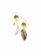 Load image into Gallery viewer, Mixed Metal Twist Earrings
