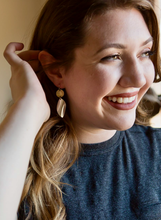 Load image into Gallery viewer, Mixed Metal Twist Earrings

