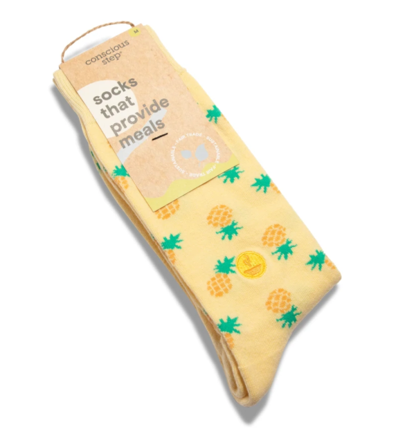 Socks That Provide Meals - Pineapple Edition