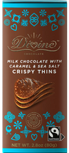 Load image into Gallery viewer, Milk Chocolate &amp; Caramel Crispy Thins
