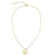 Load image into Gallery viewer, Gold Simple Medallion Necklace
