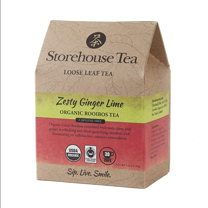 Zesty Ginger Lime Rooibos Tea