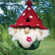 Load image into Gallery viewer, Garden Gnome Birdhouse
