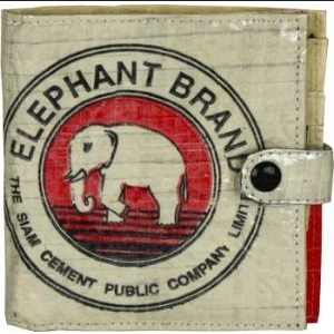 Elephant Cement Square Wallet