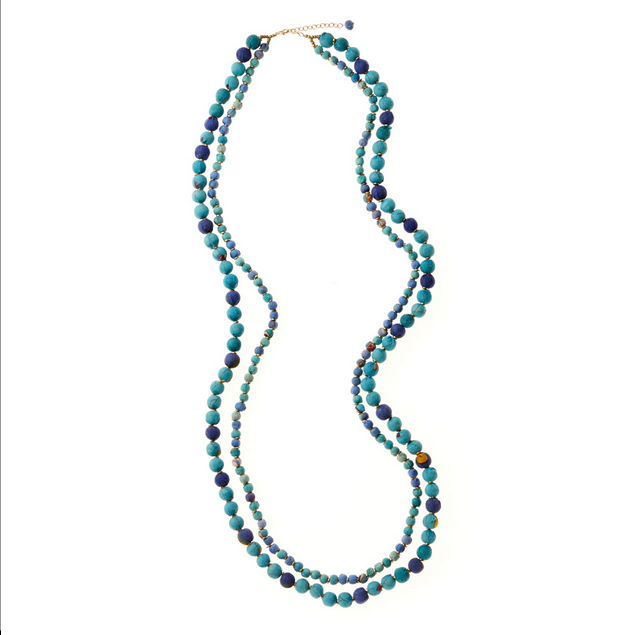 Neela 2-Strand Sari Necklace