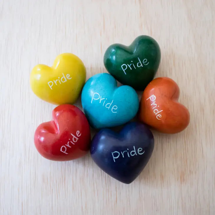 Pride Soapstone Hearts