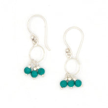 Load image into Gallery viewer, Petite Turquoise Dangle Earrings
