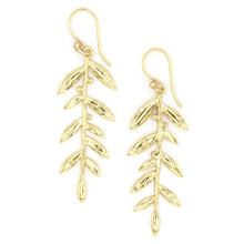 Load image into Gallery viewer, Luxe Leaf Drop Earrings
