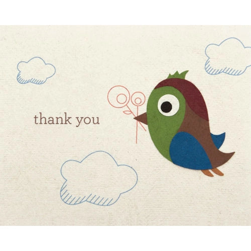 Thank You Birdie  Greeting Card