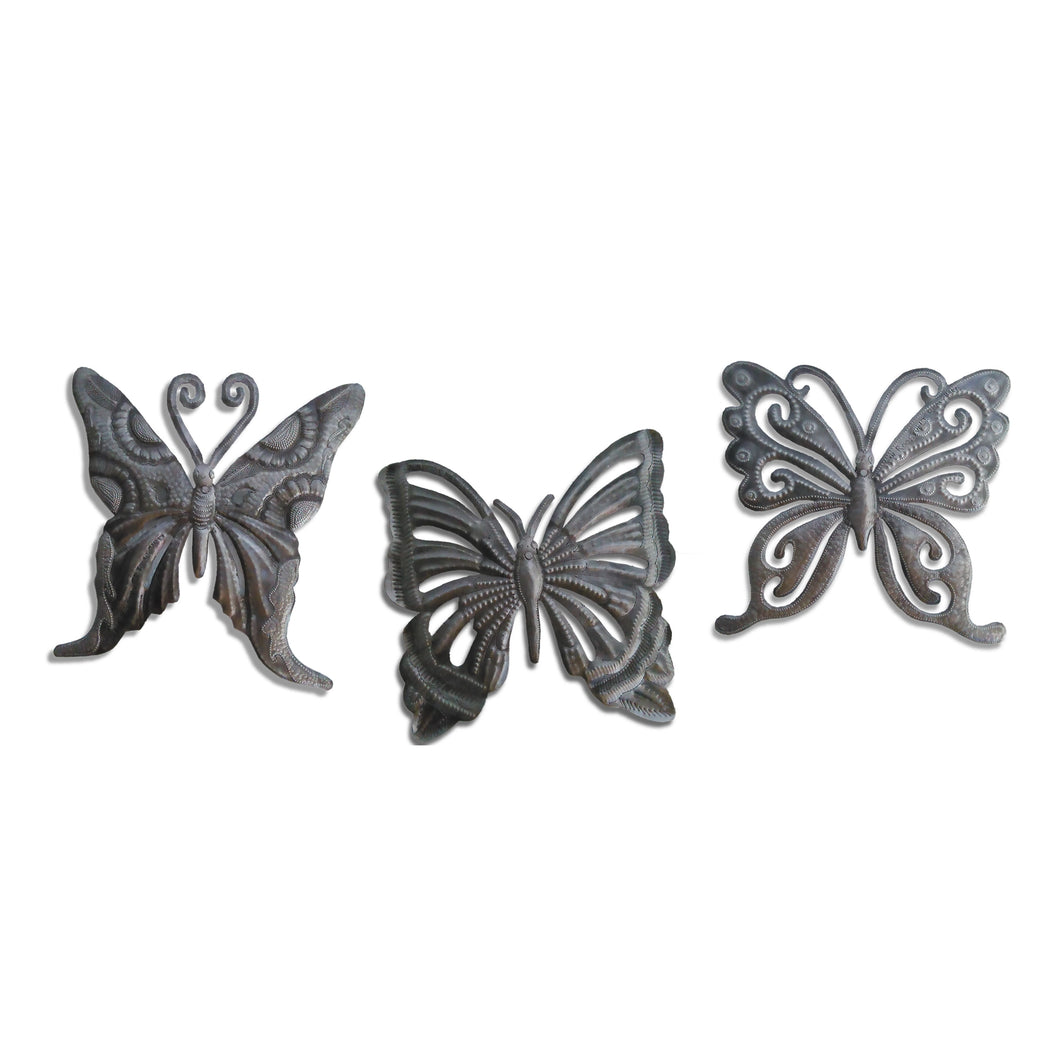 Butterfly Haitian Metal Art