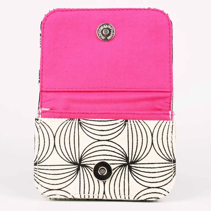 Retro Spring Cotton Card Holder