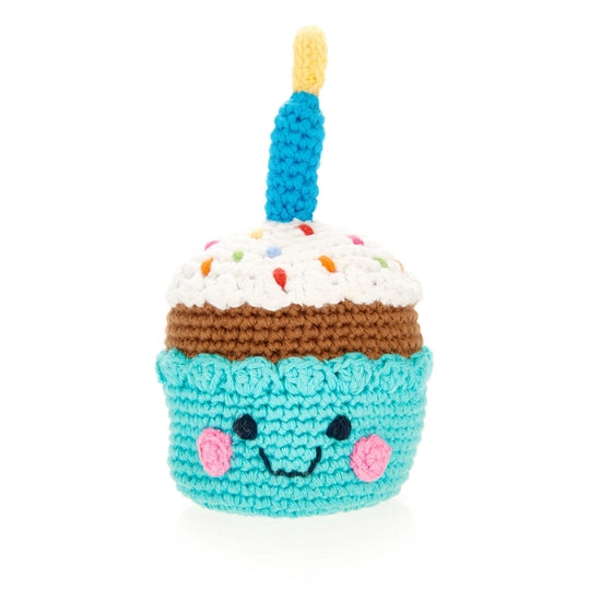 Friendly Cupcake with Candle