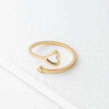 Load image into Gallery viewer, Ada 14kt Gold Heart Ring
