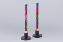 Load image into Gallery viewer, Blue Moon Taper Candle Pair  9&quot; (8 hour burn time)
