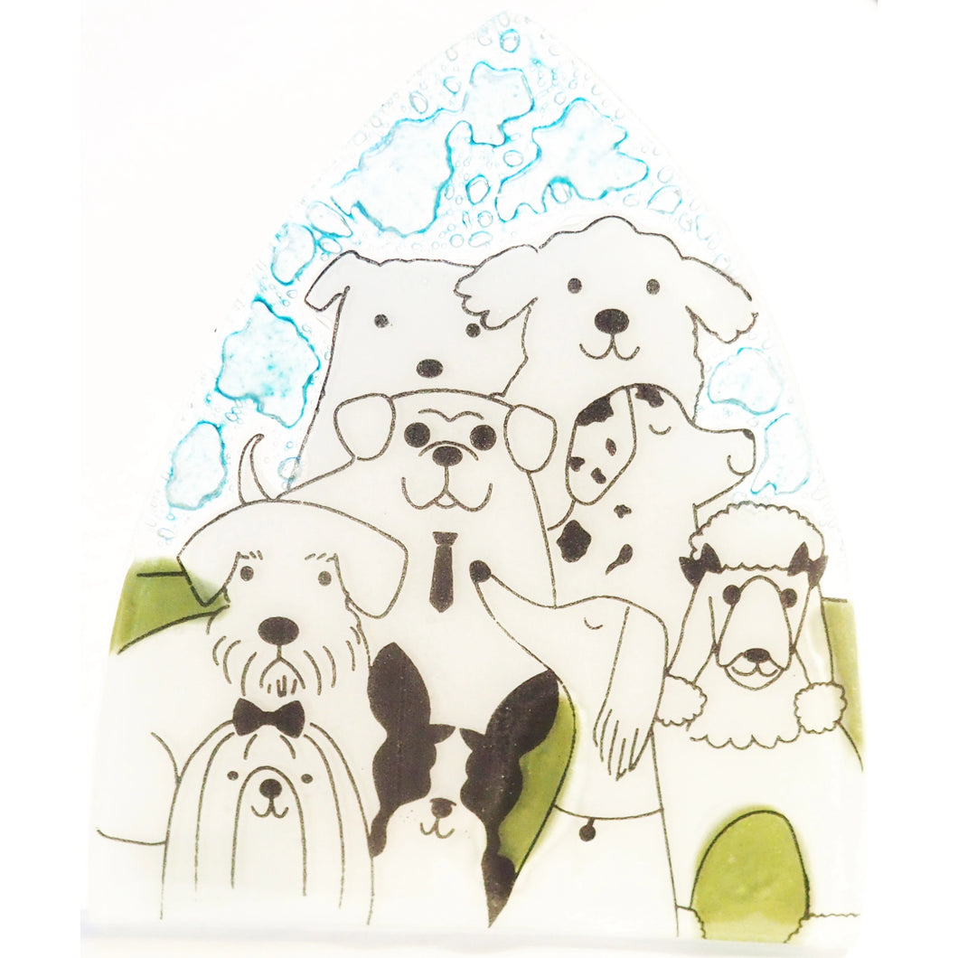 Pack of Dogs Recycled Glass Nightlight