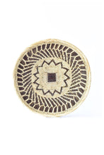 Load image into Gallery viewer, BaTonga All-Natural Plateau Basket with Star Pattern
