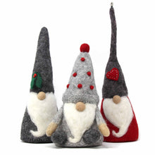 Load image into Gallery viewer, Handcrafted Felt Holiday Gnome
