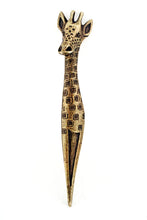 Load image into Gallery viewer, Brass Giraffe Letter Opener
