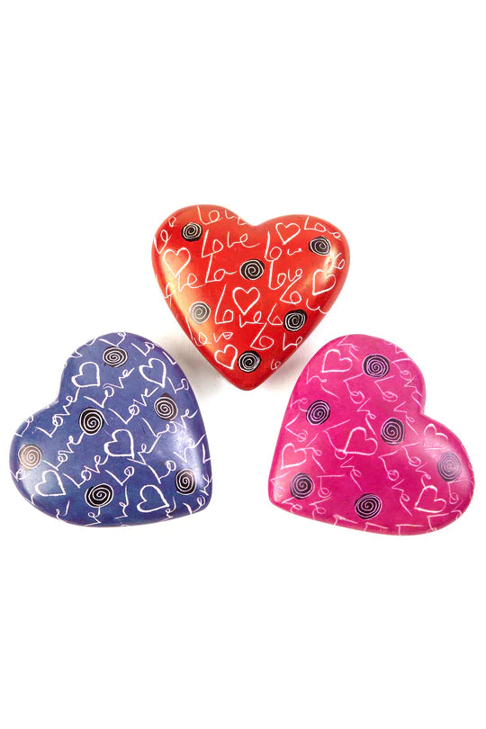 Soapstone LOVE Hearts