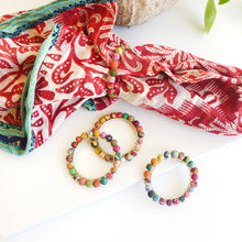 Load image into Gallery viewer, Kantha Beaded Napkin Rings
