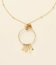 Load image into Gallery viewer, Ridhi Citrine &amp; Sunstone Fringe Necklace
