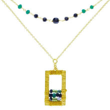 Load image into Gallery viewer, Rose Geometric Beaded Necklace
