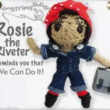 Load image into Gallery viewer, Rosie the Riveter Keychain
