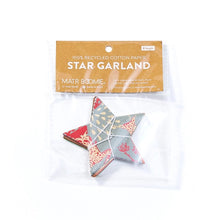 Load image into Gallery viewer, Metallic Cotton Star Garland
