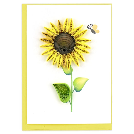 Sunflower Quilling Card (Small)