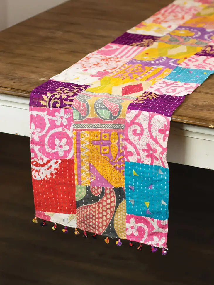 Kantha Table Runner