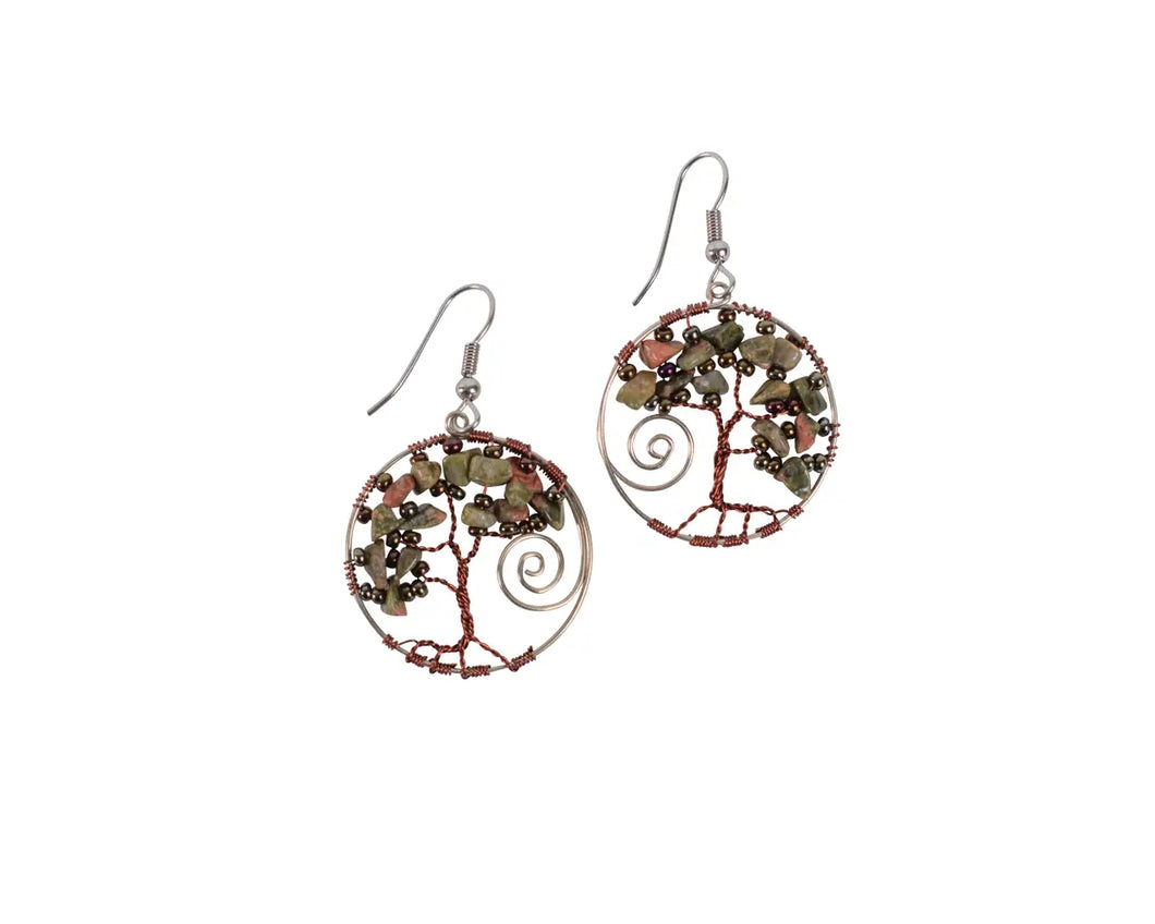 Twisted Tree Earrings
