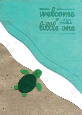 Baby Turtle Congrats Greeting Card