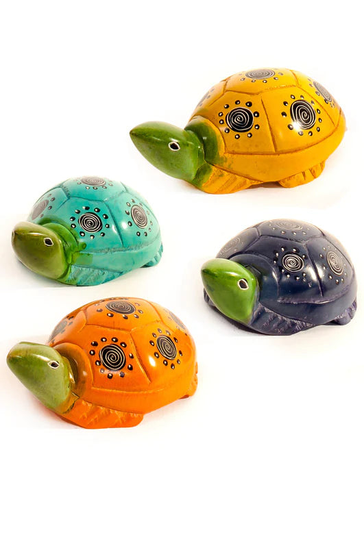 Colorful Soapstone Turtles