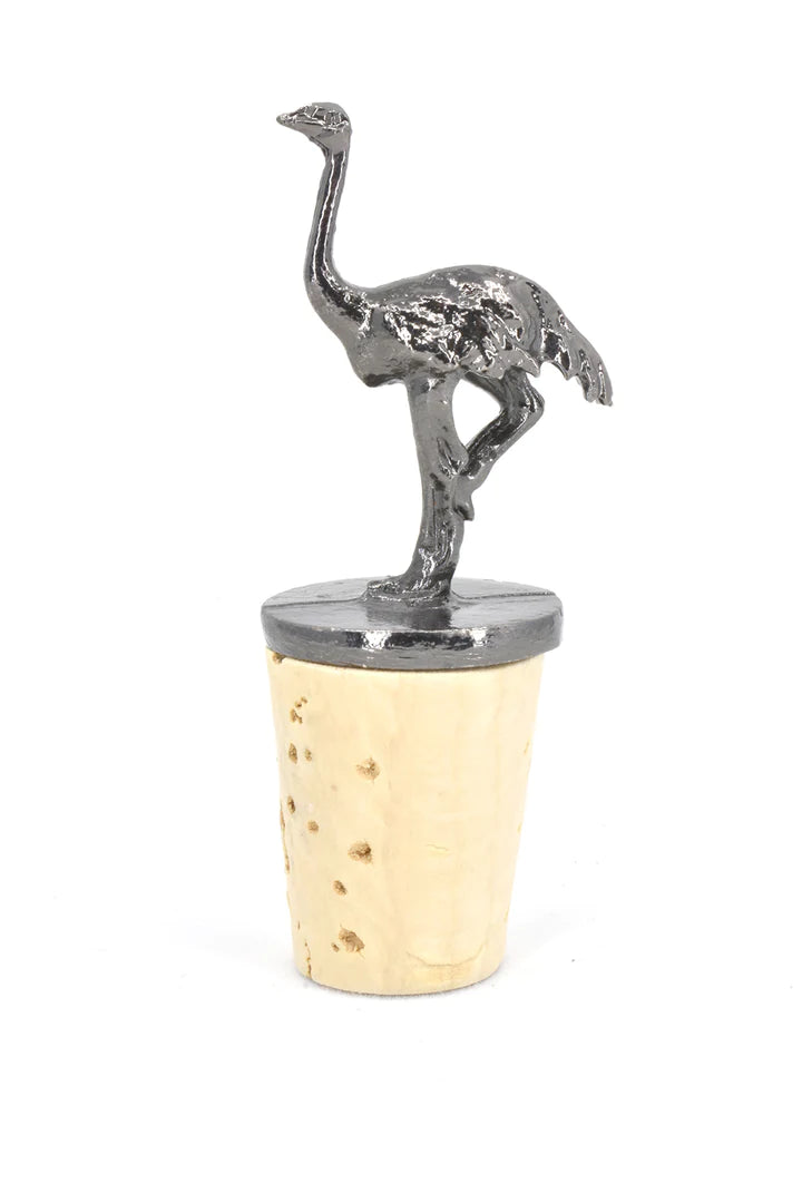 Ostrich Wine Bottle Stopper